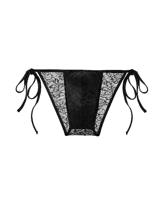 SIDE TIE BIKINI in the ""Rose Signature Edition"" lace by MENAGERIE INTIMATES | Mens Lingerie