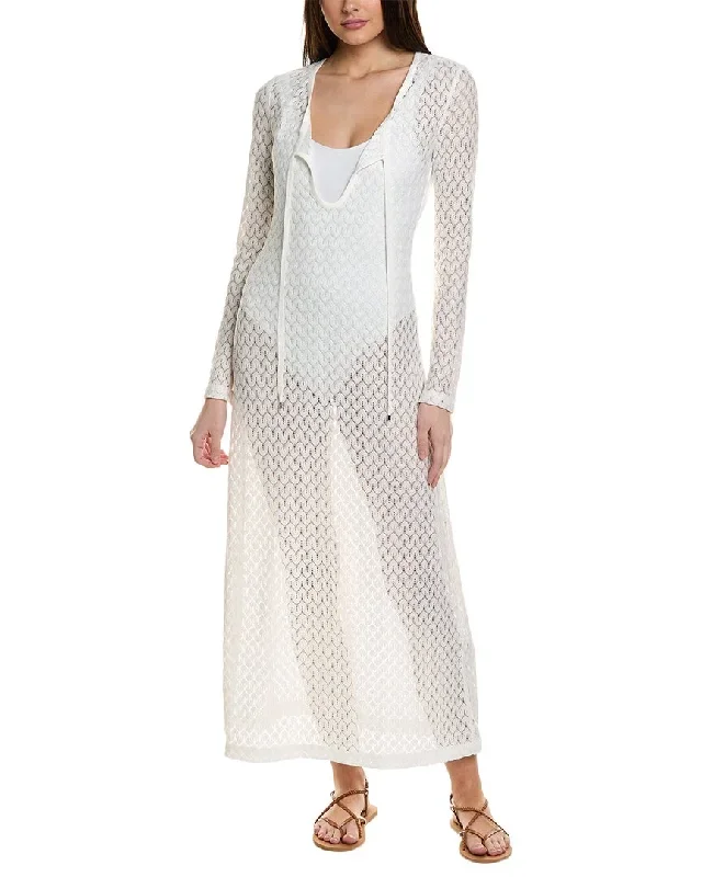 SIMKHAI Domingo Crochet Lace Cover-Up