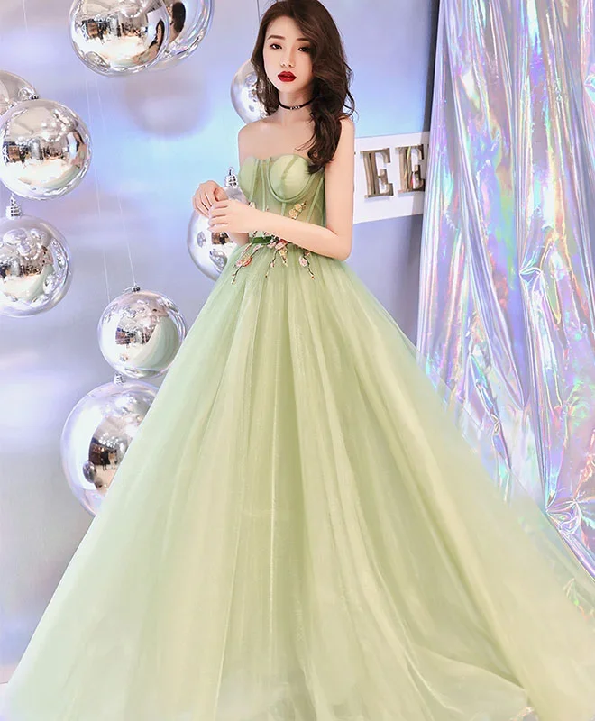 simple-sweetheart-neck-tulle-long-prom-dress-green-evening-dress