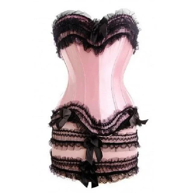 Slutty Pink Corset Dress