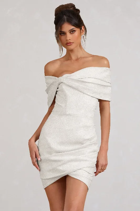 snowdrop-white-glitter-bardot-wrap-mini-dress-cl129373005