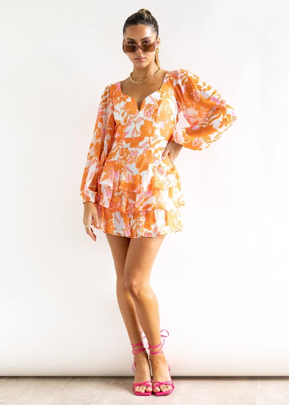 stilla-mini-dress-orange-flowers