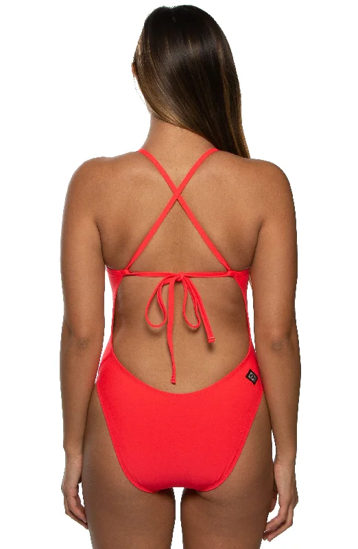 Jackson 4 Swim Onesie - Strawberry