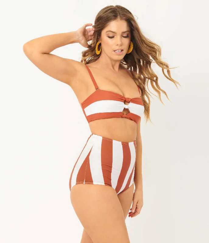 unique-vintage-rust-white-stripe-louise-swim-bottom