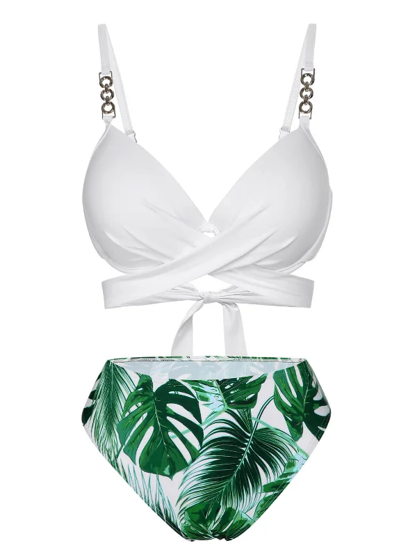 white-green-1950s-tropical-swimsuit-with-cover-up