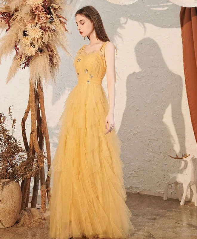 yellow-sweetheart-tulle-long-prom-dress-yellow-formal-dress