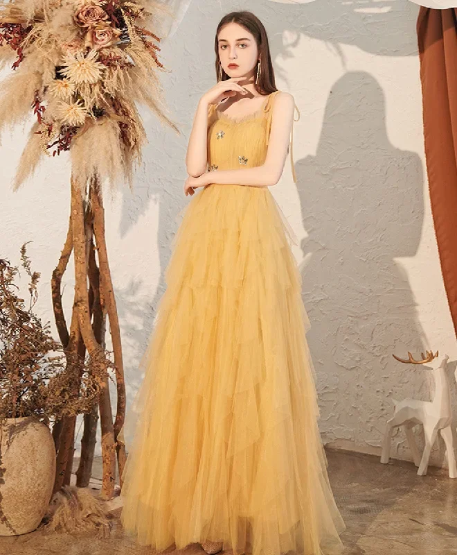 yellow-sweetheart-tulle-long-prom-dress-yellow-formal-dress