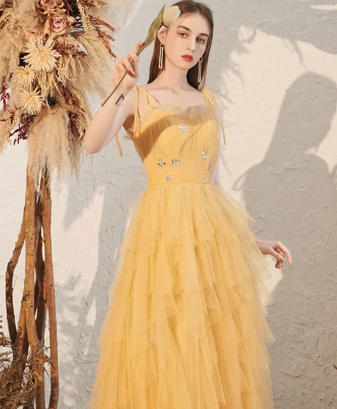 yellow-sweetheart-tulle-long-prom-dress-yellow-formal-dress